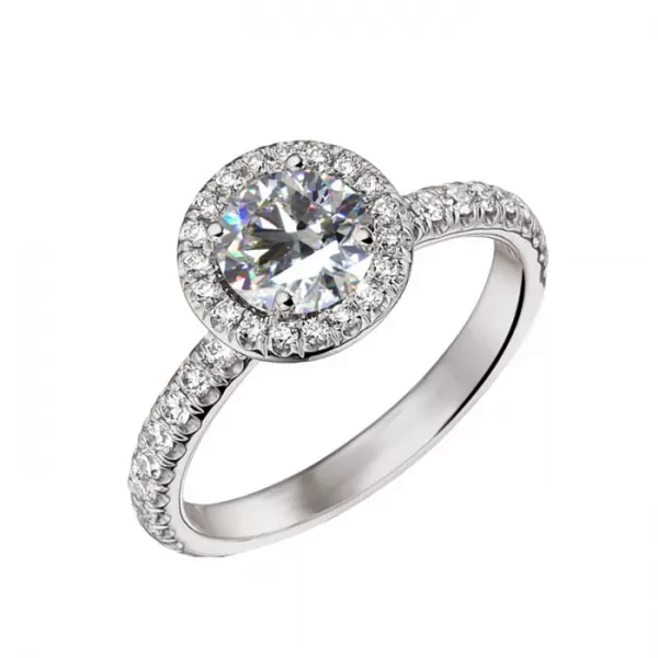 Arrosa 1.20 ct Halo Diamond Engagement Ring