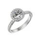 Arrosa 1.20 ct Halo Diamond Engagement Ring