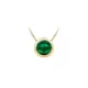 July 0.40 ct Emerald Necklace