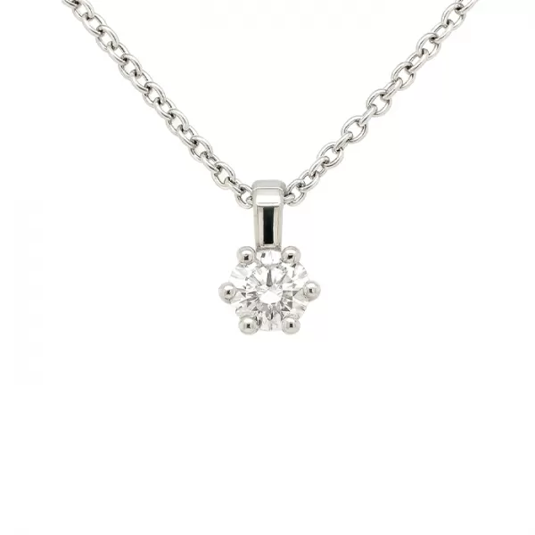 0.245 ct Diamond Pendant (18K)
