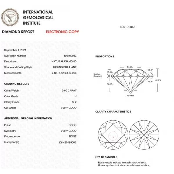 Sea 0.92 ct Diamond Engagement Ring
