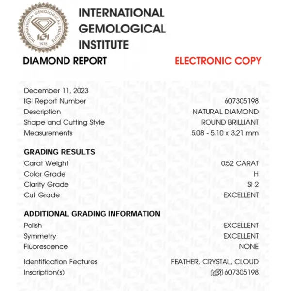 Skarlet 0.65 ct Diamond Engagement Ring