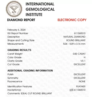 Klasika 1.00 ct Diamond Earrings