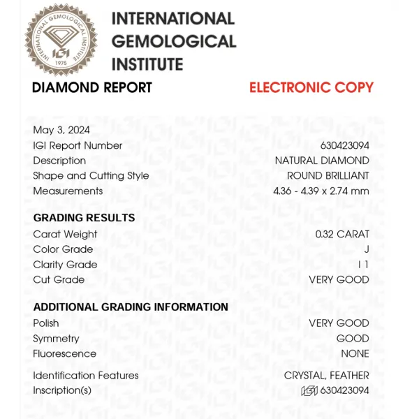 Vanila 0.40 ct Halo Diamond Ring