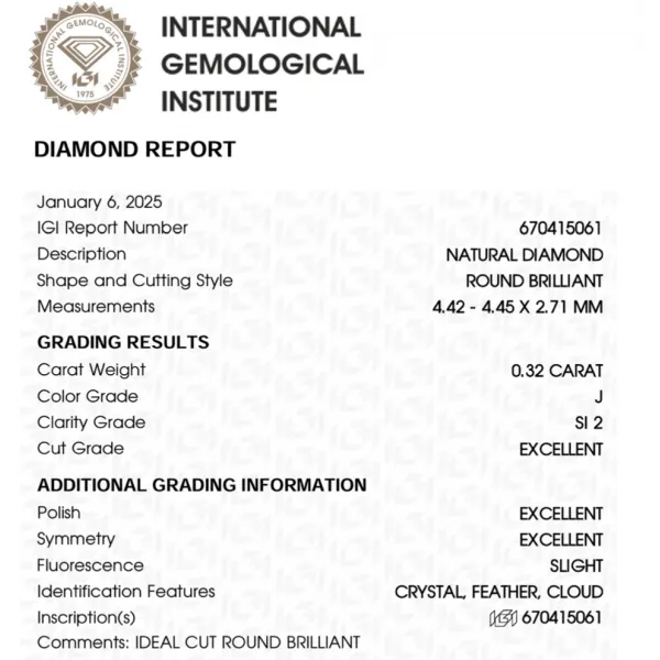 Aria 0.43 ct Diamond Engagement Ring