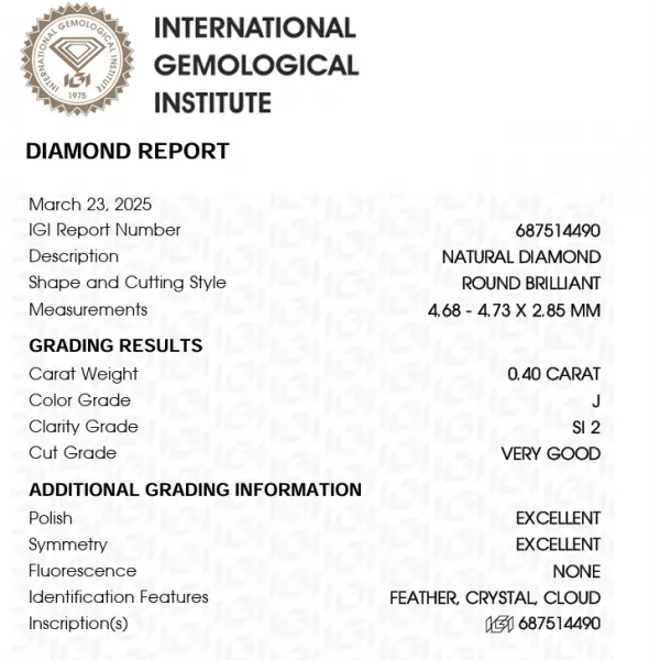 Angel 0.80 ct Diamond Earrings