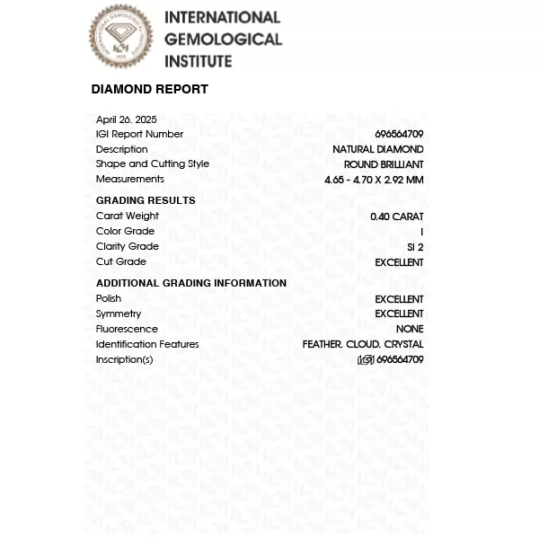 Eliksir 0.40 ct Diamond Necklace