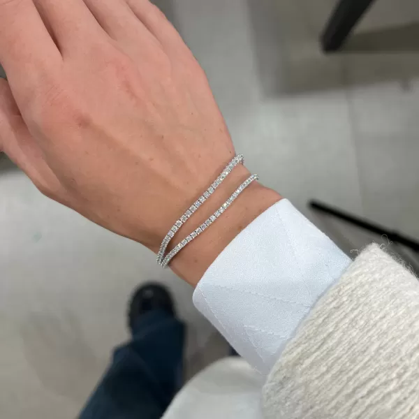 2.92 ct Tennis Diamond Bracelet (18K)