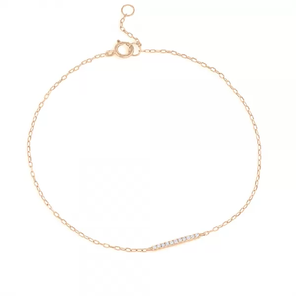Lulu Diamond Chain Bracelet
