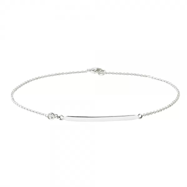 Nome Diamond Chain Bracelet