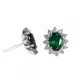 Asteria 2.33 ct Emerald Earrings