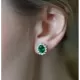 Asteria 2.33 ct Emerald Earrings