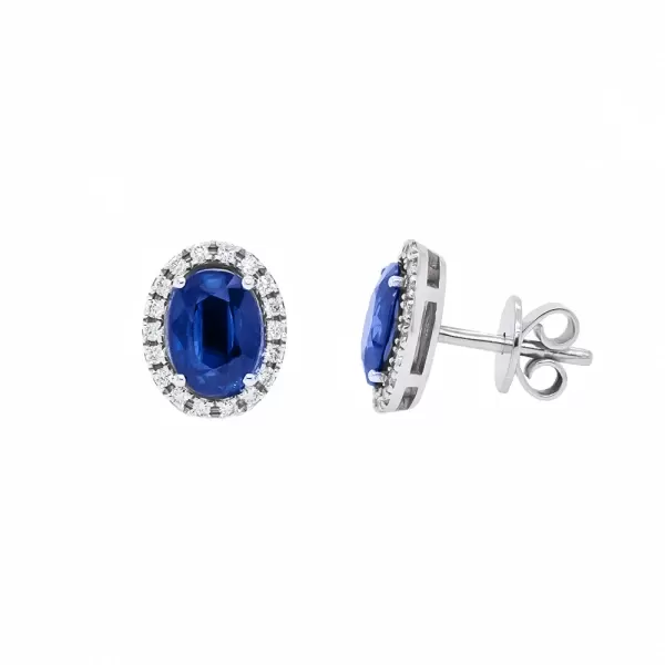 Doris 1.80 ct Sapphire Earrings