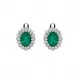 Di 1.90 ct Emerald Earrings