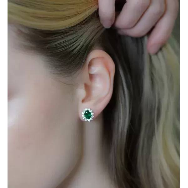 Asteria 2.33 ct Emerald Earrings