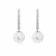 Gia Pearl and Diamond Earrings (8.7 mm)
