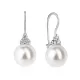 Nile Pearl and Diamond Earrings (8.4 mm)