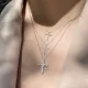 0.33 ct Diamond Cross Necklace