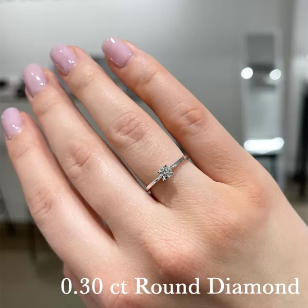 Platinum Agnesa 0.25 ct Diamond Engagement Ring