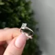 1.02 ct Emerald Cut Diamond Engagement Ring