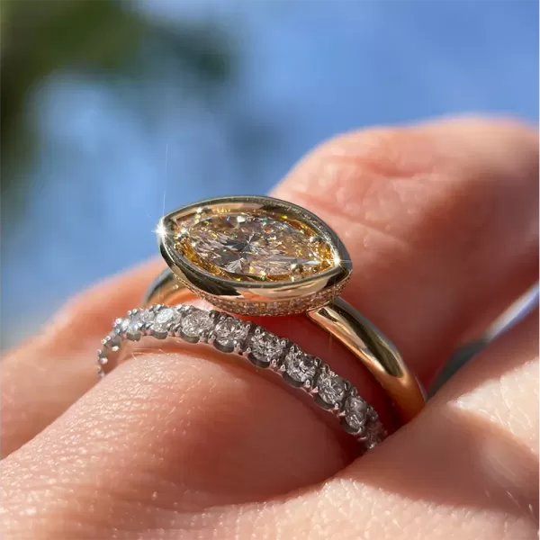 Marquise 1.04 ct Diamond Engagement Ring 