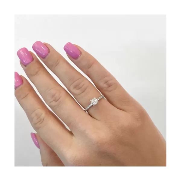 Kornelia 0.67 ct Diamond Engagement Ring