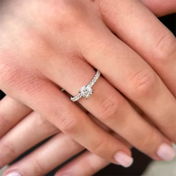 Aleksa 0.74 ct Diamond Engagement Ring