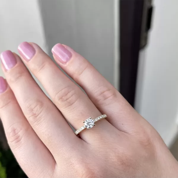 Aleksa 0.65 ct Diamond Engagement Ring