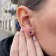 Klasika 0.90 ct Sapphire Earrings