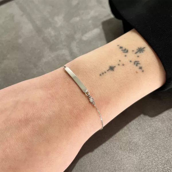 Nome Diamond Chain Bracelet