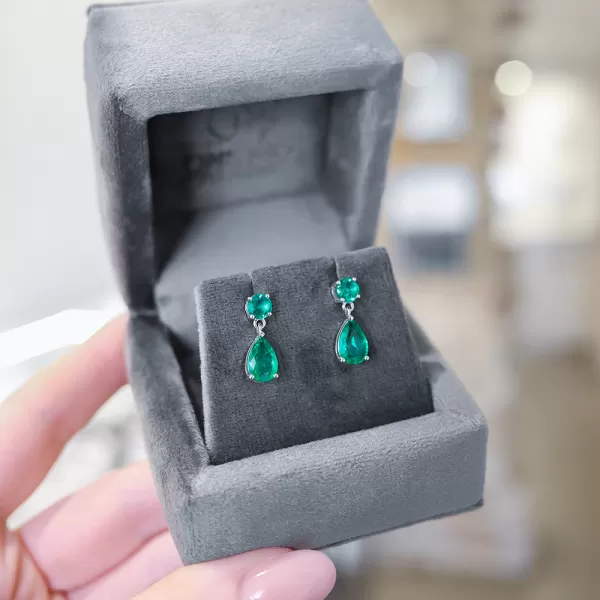 Dream 3.15 ct Emerald Earrings