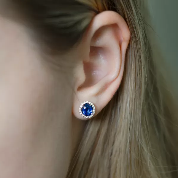 Doris 1.80 ct Sapphire Earrings