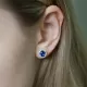 Doris 1.80 ct Sapphire Earrings