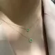 Molly 0.32 ct Emerald Necklace