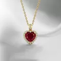 Ruby pendants & necklace