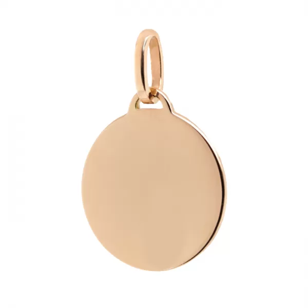 Gold Medallion Pendant (15 mm)