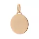 Gold Medallion Pendant (15 mm)