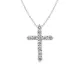 0.55 ct Diamond Cross Necklace