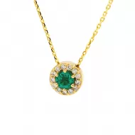 Molly 0.32 ct Emerald Necklace