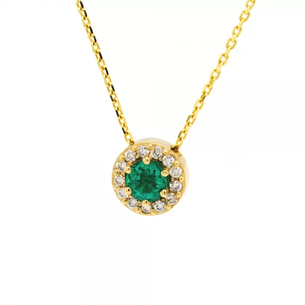 Molly 0.32 ct Emerald Necklace