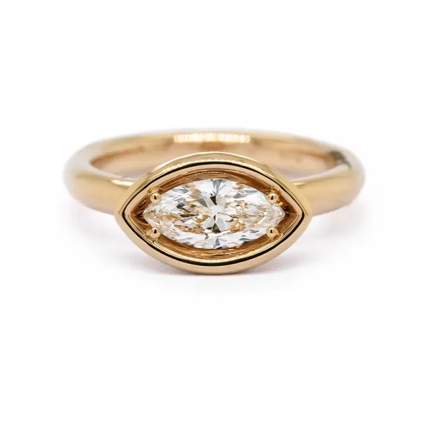 Marquise 1.04 ct Diamond Engagement Ring 