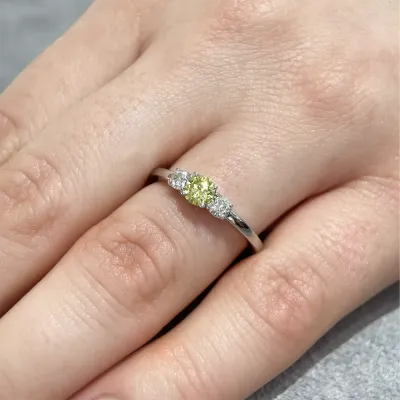 Trio 0.60 ct Diamond Engagement Ring