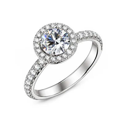 Arrosa 1.20 ct Halo Diamond Engagement Ring