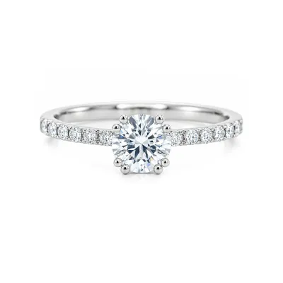 Sea 0.92 ct Diamond Engagement Ring