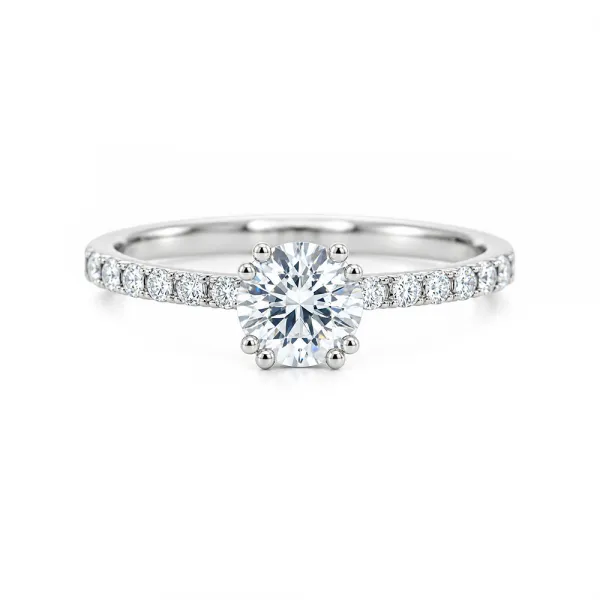 Sea 0.92 ct Diamond Engagement Ring