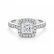 Athene 1.24 ct Halo Diamond Engagement Ring