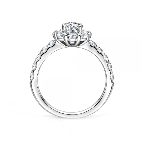 Nataly 0.84 ct Halo Diamond Ring
