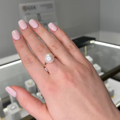 Dafne Natural Freshwater Pearl Ring