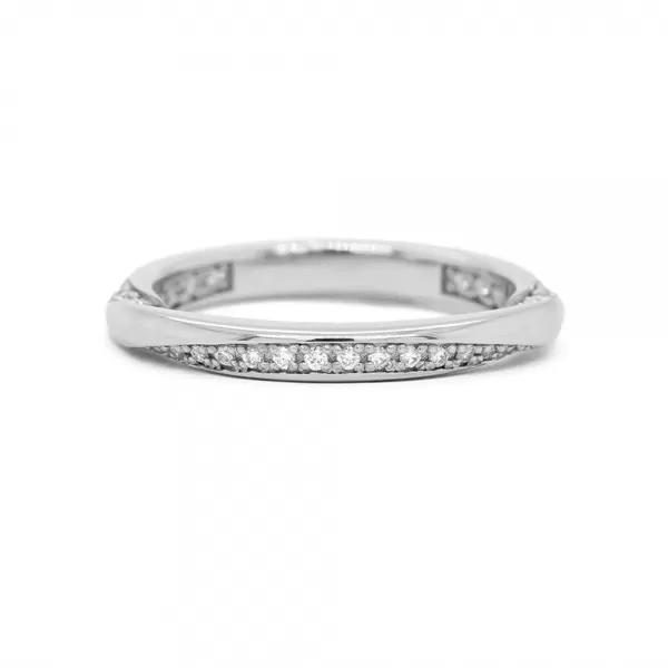 Platinum 0.32 ct Diamond Ring