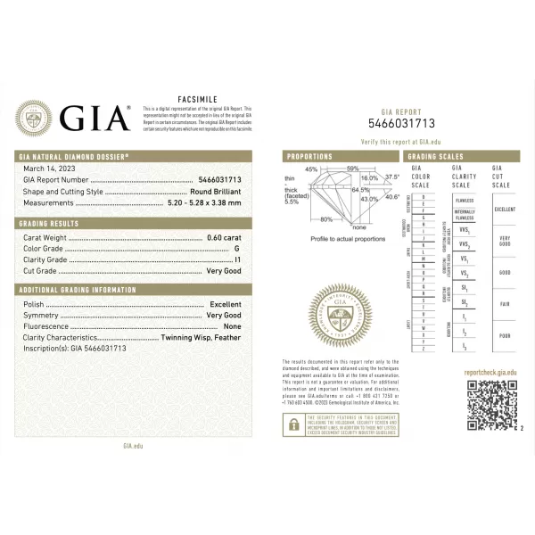 Angerona 0.60 ct Diamond Engagement Ring